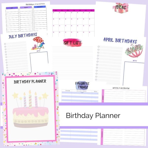Birthday Planner