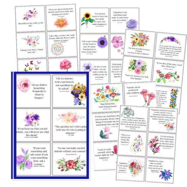 Happiness Affirmation Cards