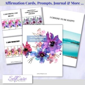 Self Love Affirmation Cards for Improving Self Esteem