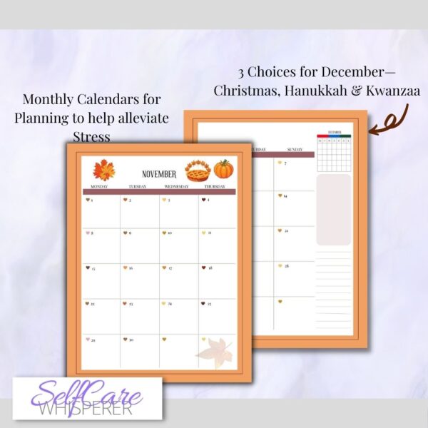 Self Care Calendars
