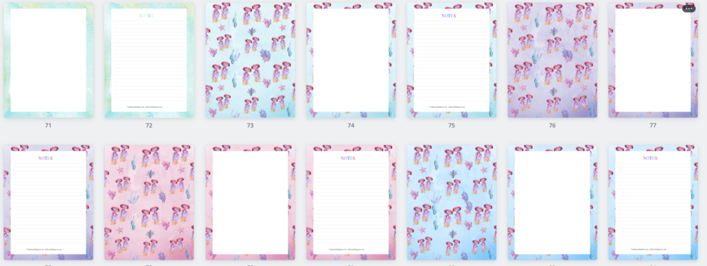 Notepaper and Stationery for Octopus Fans