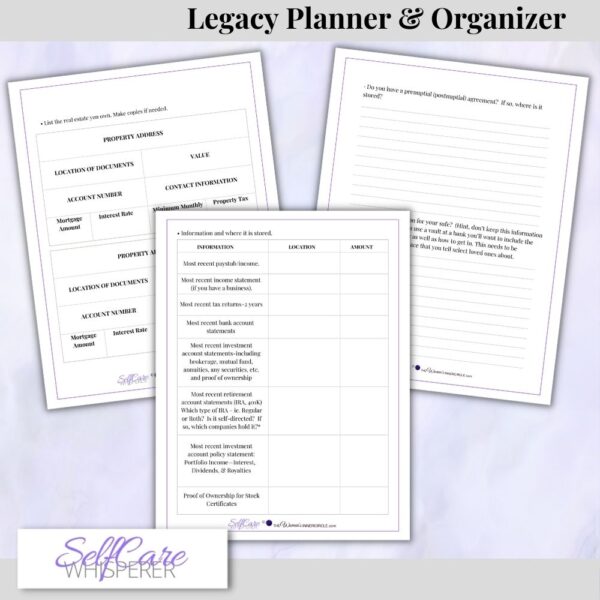 Legacy planner