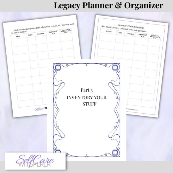 Organizing your legacy