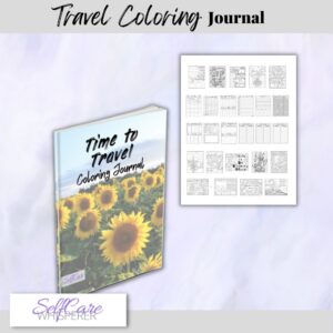 Time to Travel Coloring Journal